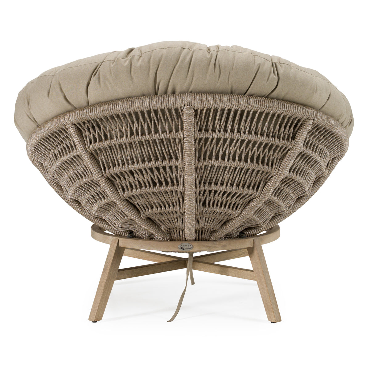 Moon Outdoor Beige Lounge Chair