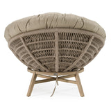 Moon Outdoor Beige Lounge Chair