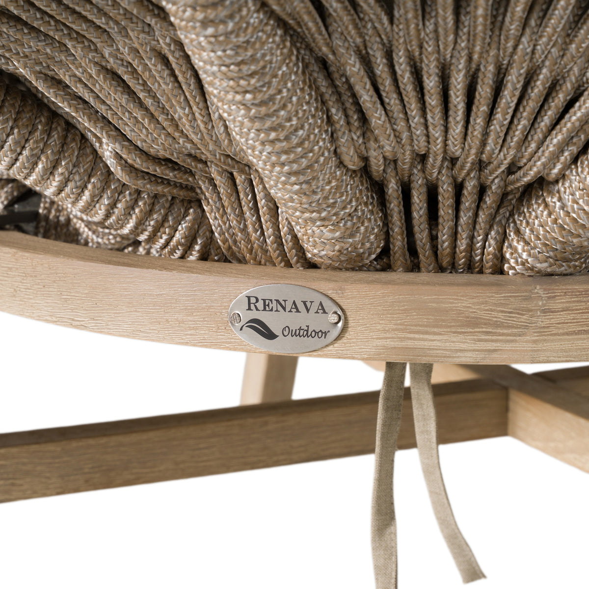 Moon Outdoor Beige Lounge Chair