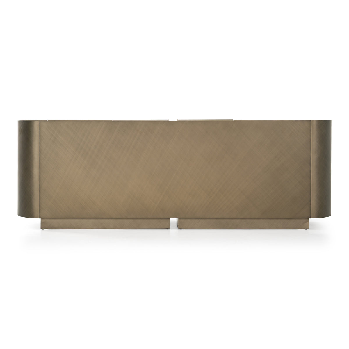 Moorgate Modern Travertine Ceramic + Bronze Buffet