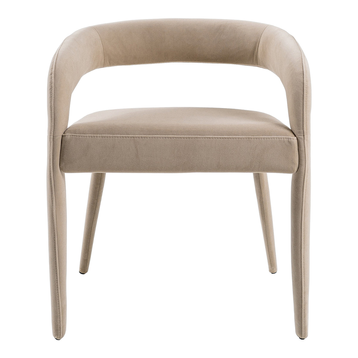 Mundra Modern Beige Fabric Dining Chair