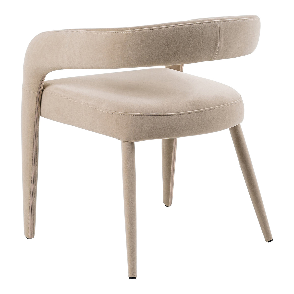 Mundra Modern Beige Fabric Dining Chair