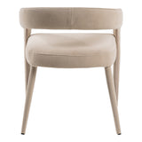 Mundra Modern Beige Fabric Dining Chair