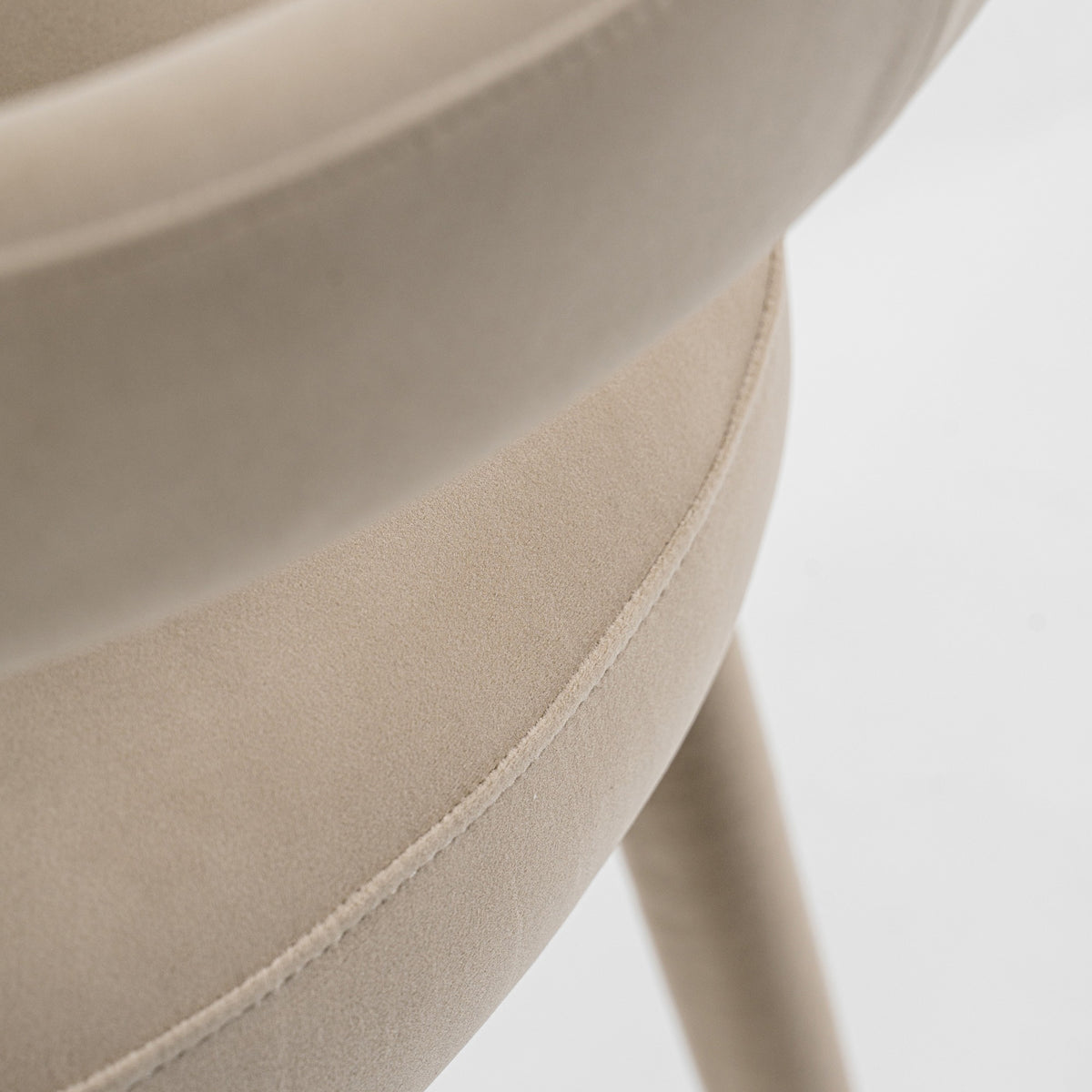 Mundra Modern Beige Fabric Dining Chair