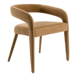 Mundra Modern Tan Fabric Dining Chair