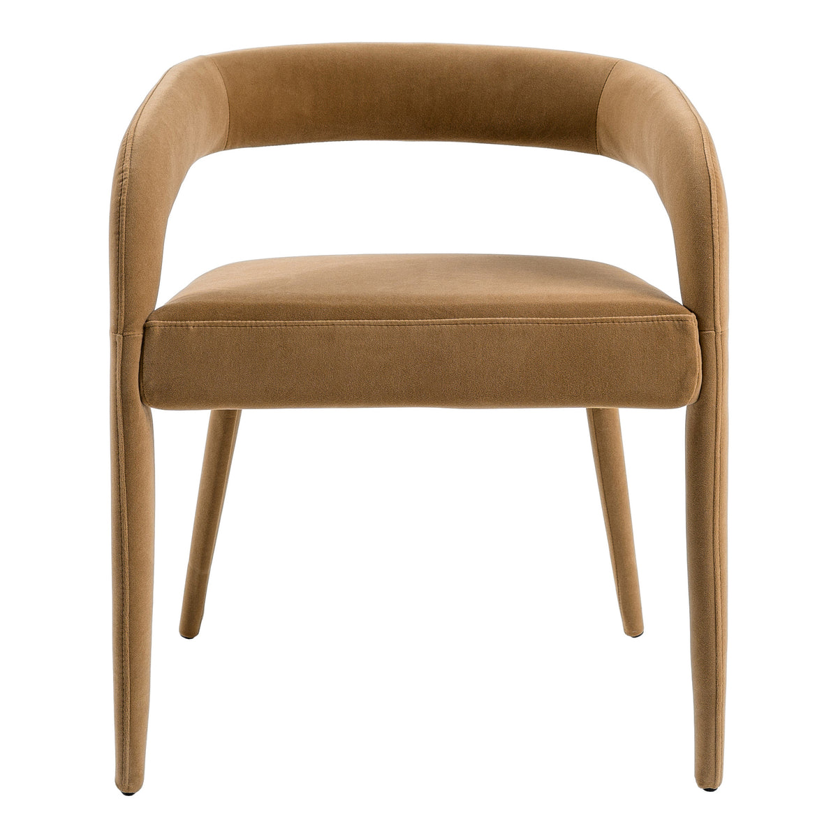 Mundra Modern Tan Fabric Dining Chair