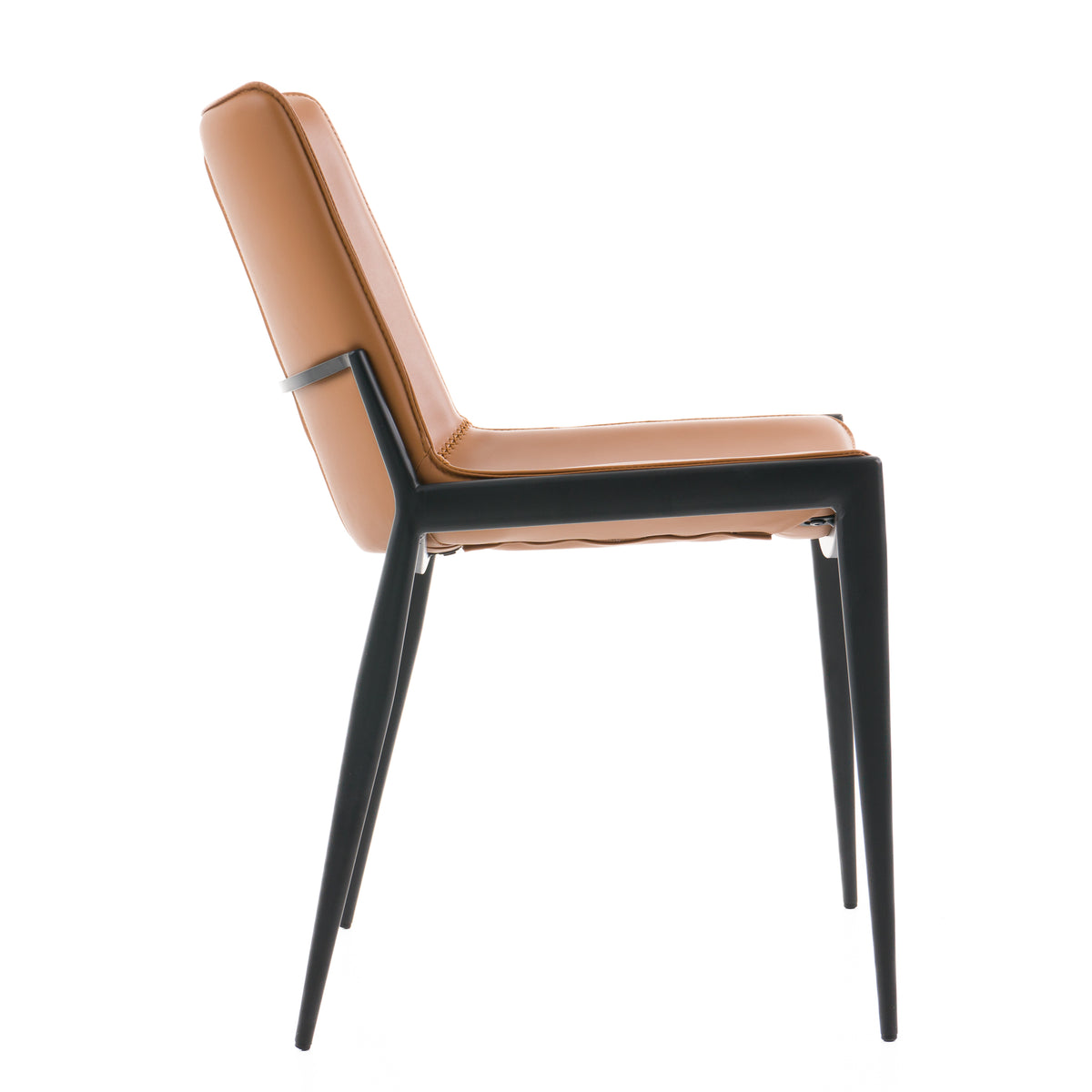Murray Modern Camel Vegan Leather Dining Chair (Set of 2)