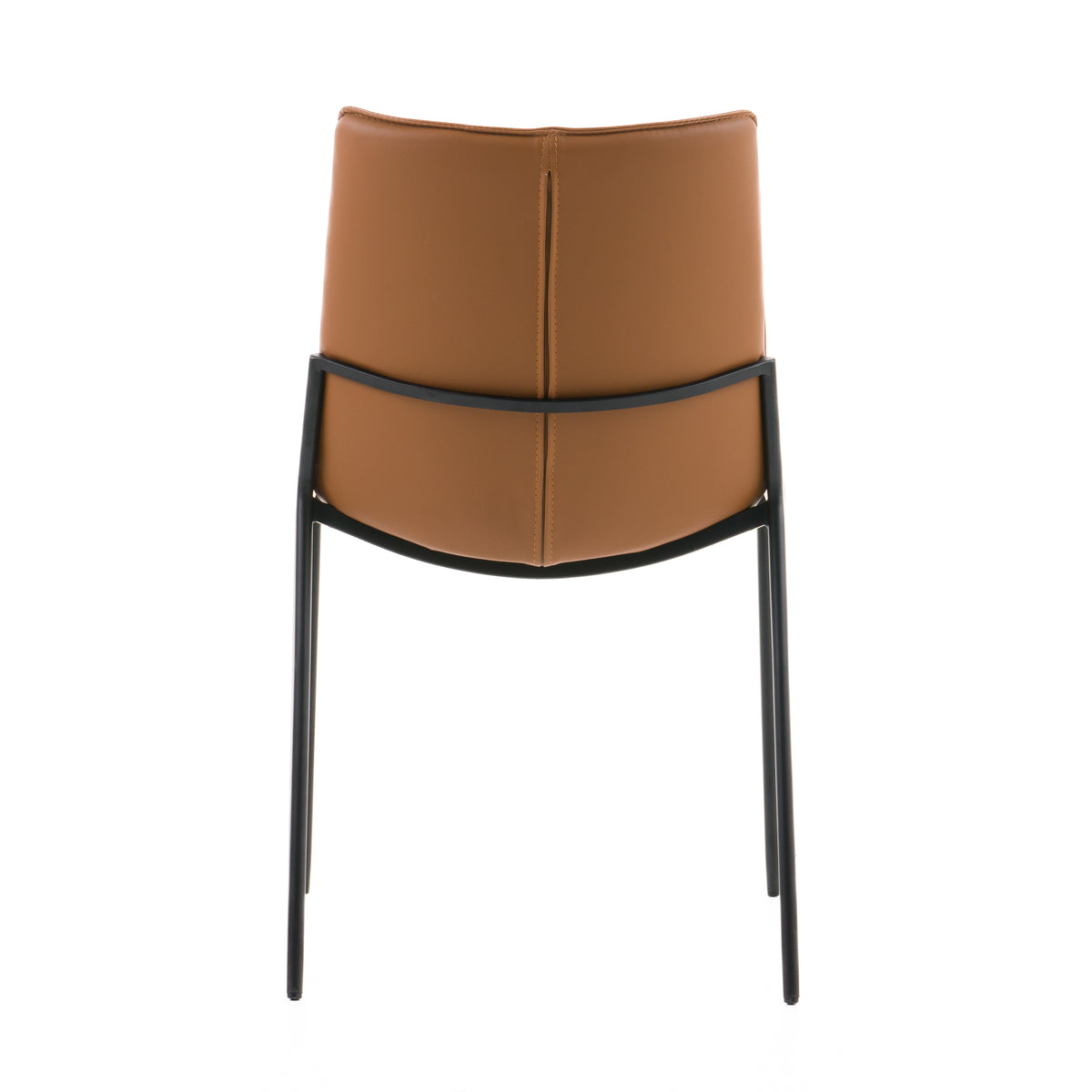 Murray Modern Camel Vegan Leather Dining Chair (Set of 2)