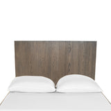 Novak Modern Dark Oak Bed