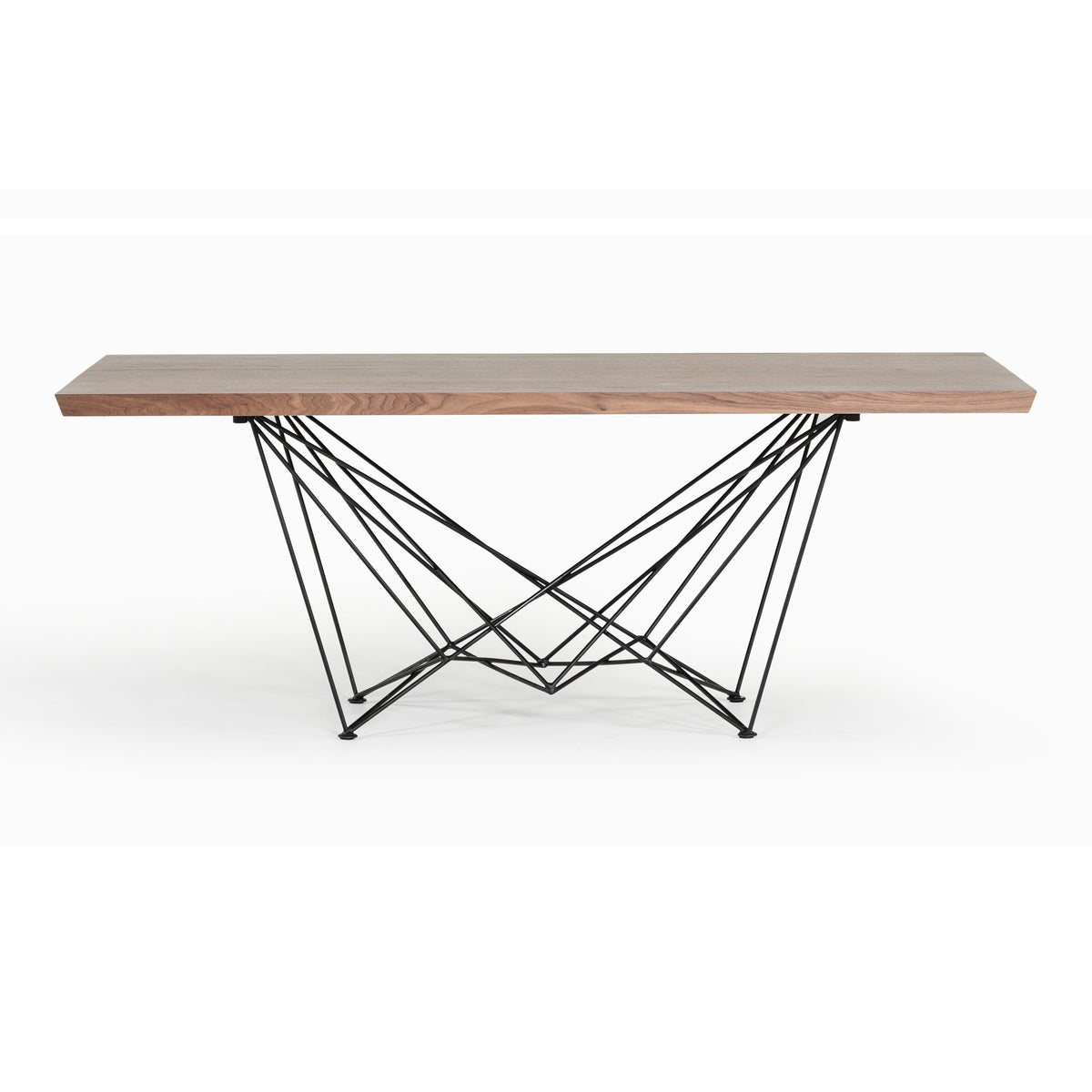 Naomi Modern Walnut Dining Table