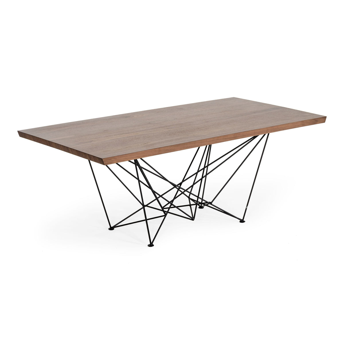 Naomi Modern Walnut Dining Table