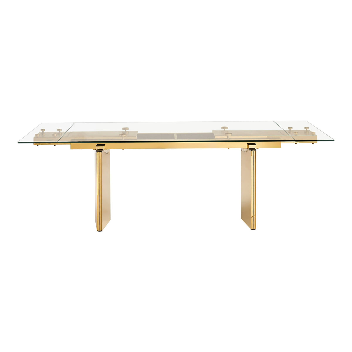 Nassim Glam Glass Extendable Dining Table
