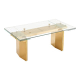 Nassim Glam Glass Extendable Dining Table