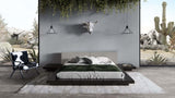 Tokyo Eastern King Contemporary Black and Grey Platform Bed