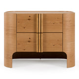 Newhart Modern Natural Oak Nightstand