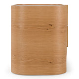 Newhart Modern Natural Oak Nightstand