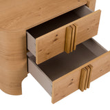 Newhart Modern Natural Oak Nightstand