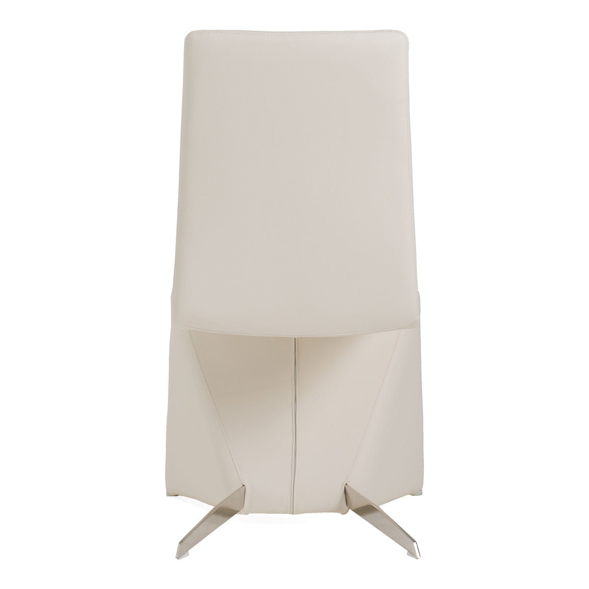 Nisse Contemporary White Leatherette Dining Chair (Set of 2)