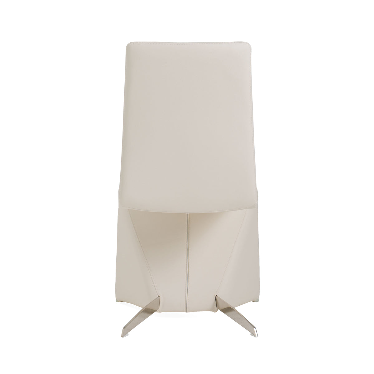 Nisse Contemporary White Leatherette Dining Chair (Set of 2)