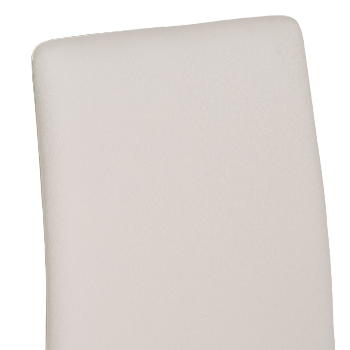 Nisse Contemporary White Leatherette Dining Chair (Set of 2)