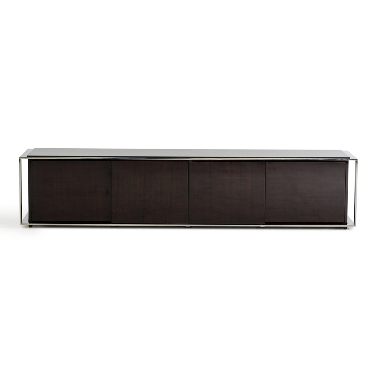 Noble Modern Ebony Lacquer TV Entertainment Center