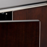 Noble Modern Ebony Lacquer TV Entertainment Center
