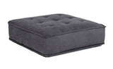 Nolden Waterproof Dark Grey Fabric Ottoman