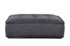Nolden Waterproof Dark Grey Fabric Ottoman