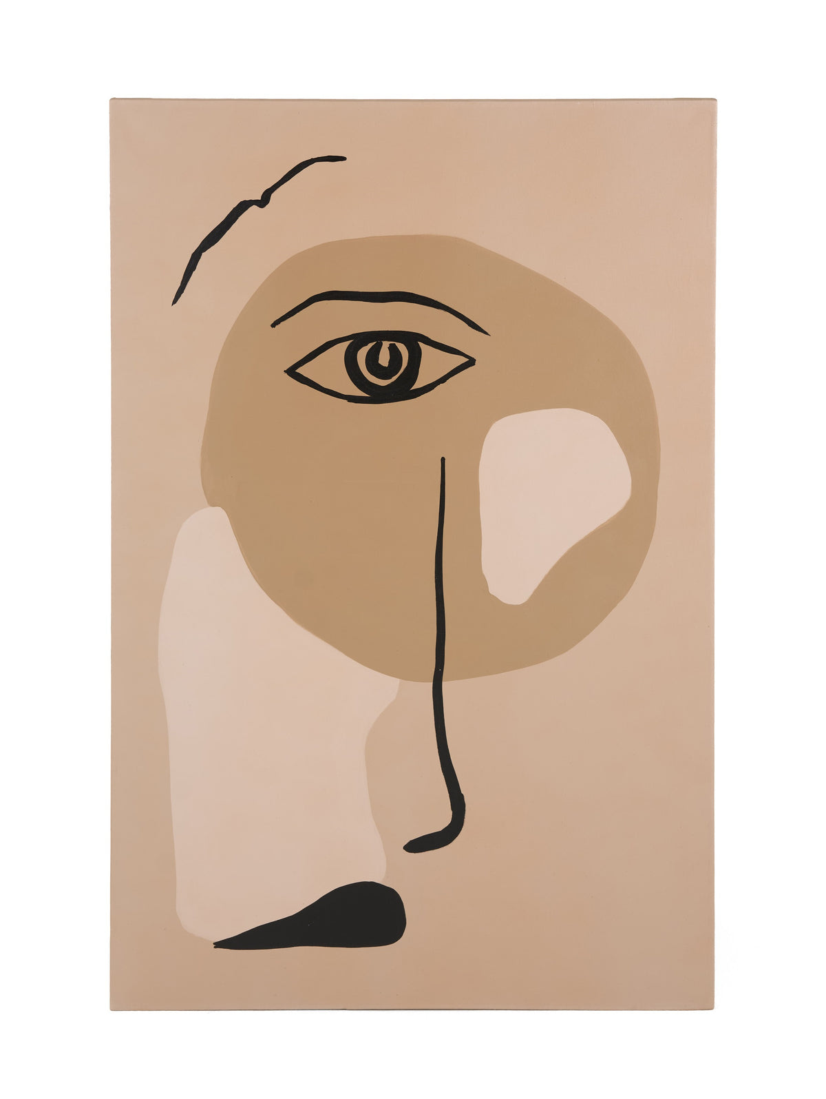 Mielcasa | Beige Modrest Nose Modern 32" x 47" Painting | SKU VGVA-CO2303 | MPN: 81949 | Free Delivery & Free Return