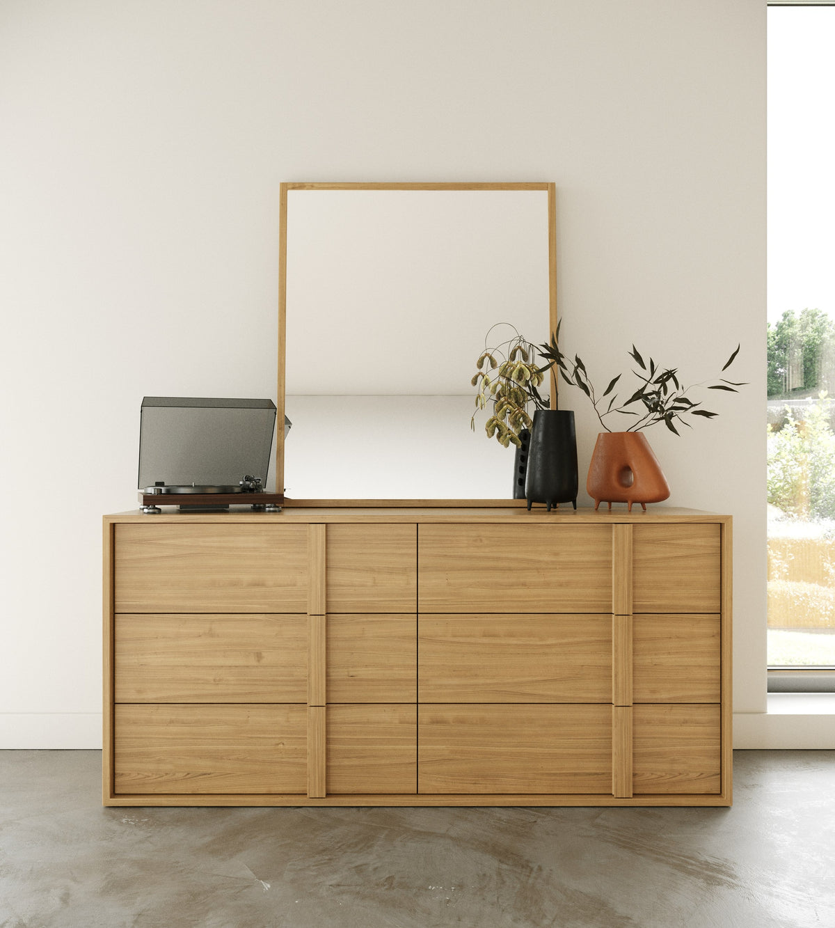 Berlin Modern Natural Oak Bedroom Set
