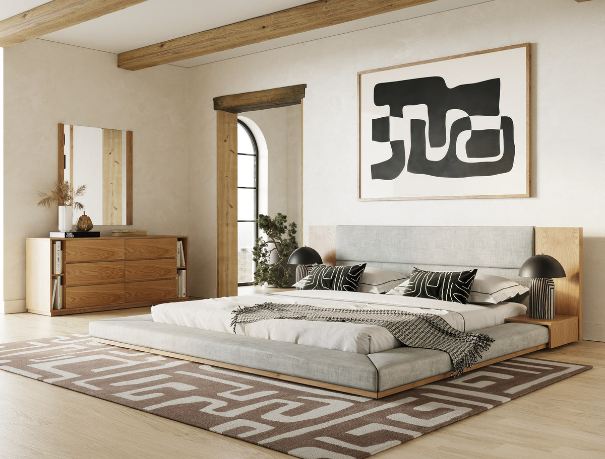 Jagger Modern Natural Oak Bedroom Set