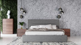 Juliana Italian Modern Grey Upholstered Bed