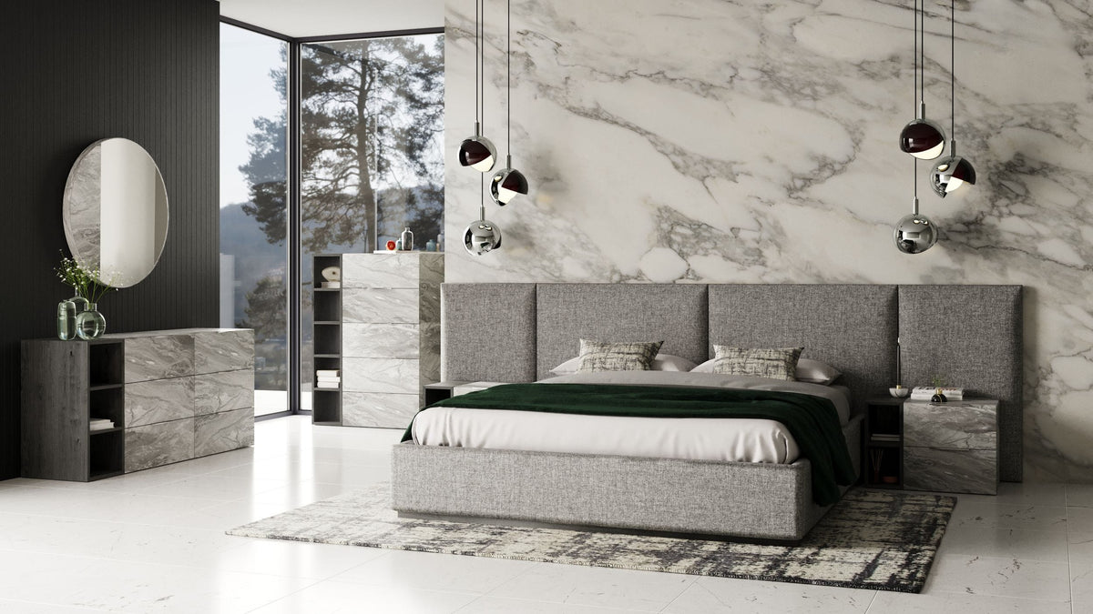 Maranello Modern Grey Bed