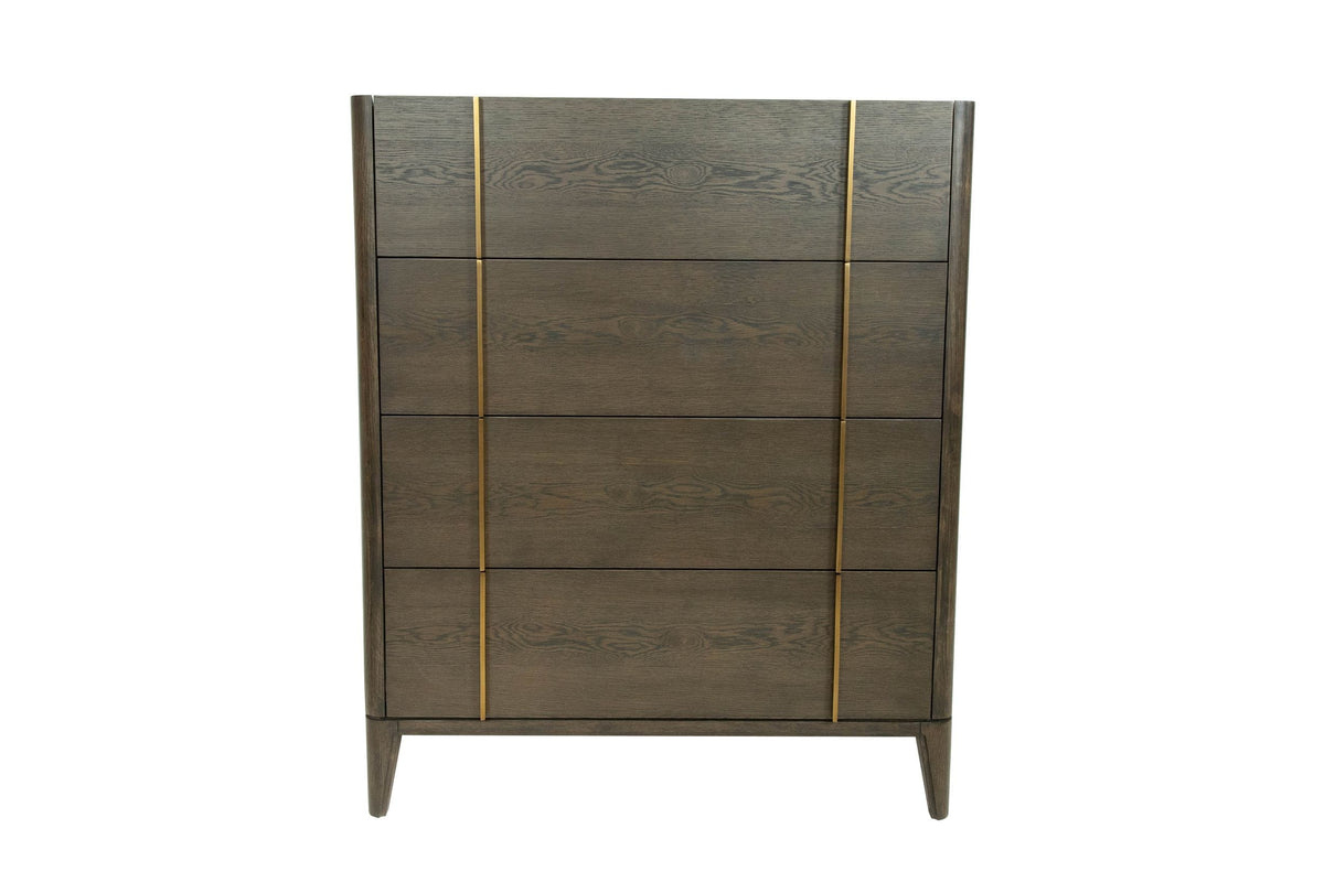 Oakley Mid-Century Dark Brown Chest