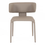 Odessa Modern Grey Vegan Leather Dining Chair
