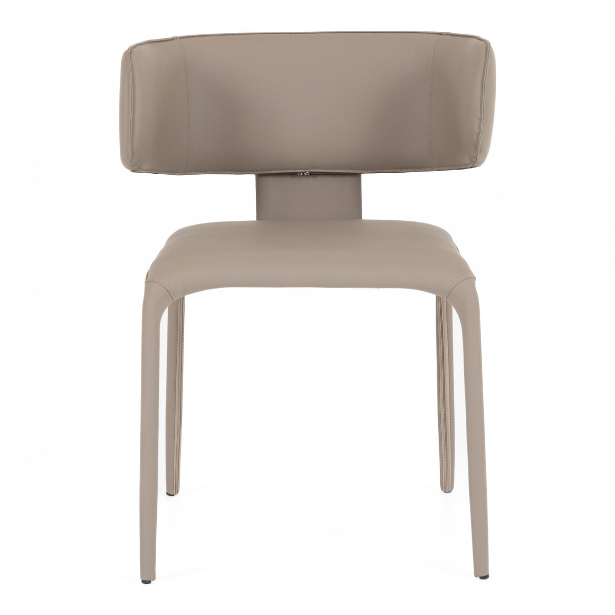 Odessa Modern Grey Vegan Leather Dining Chair