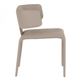 Odessa Modern Grey Vegan Leather Dining Chair
