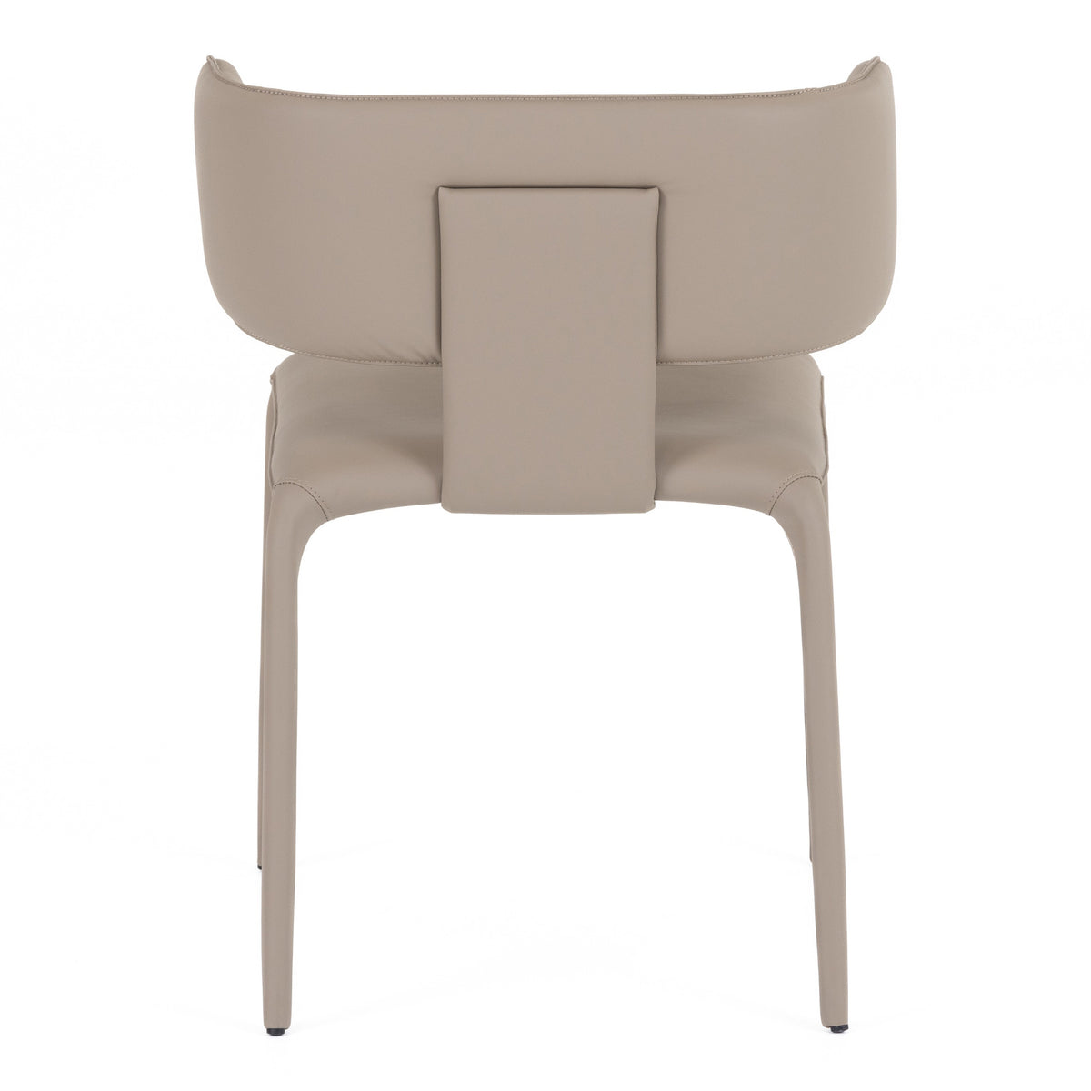 Odessa Modern Grey Vegan Leather Dining Chair