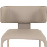 Odessa Modern Grey Vegan Leather Dining Chair