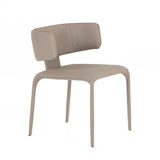 Odessa Modern Grey Vegan Leather Dining Chair