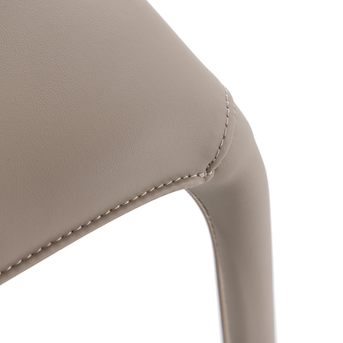 Odessa Modern Grey Vegan Leather Dining Chair