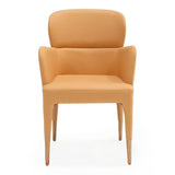 Ogden Modern Peach & Rosegold Dining Armchair
