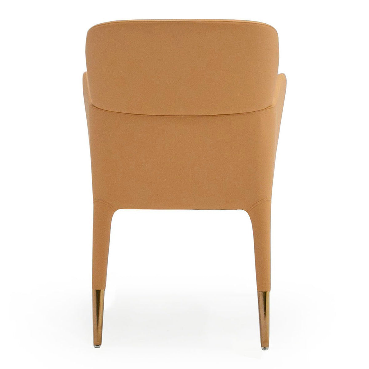 Ogden Modern Peach & Rosegold Dining Armchair