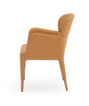 Ogden Modern Peach & Rosegold Dining Armchair