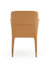 Ogden Modern Peach & Rosegold Dining Armchair