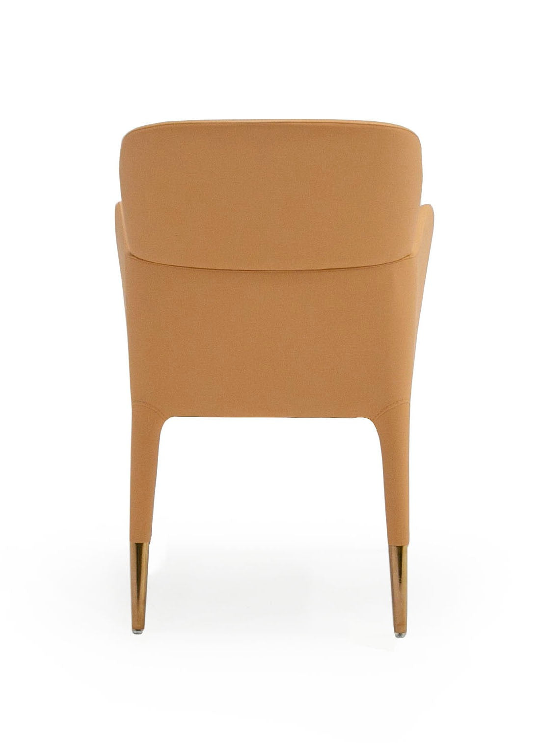 Ogden Modern Peach & Rosegold Dining Armchair