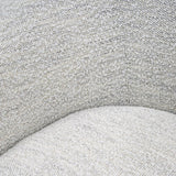 Omaha Modern Swivel Off White Fabric Chair