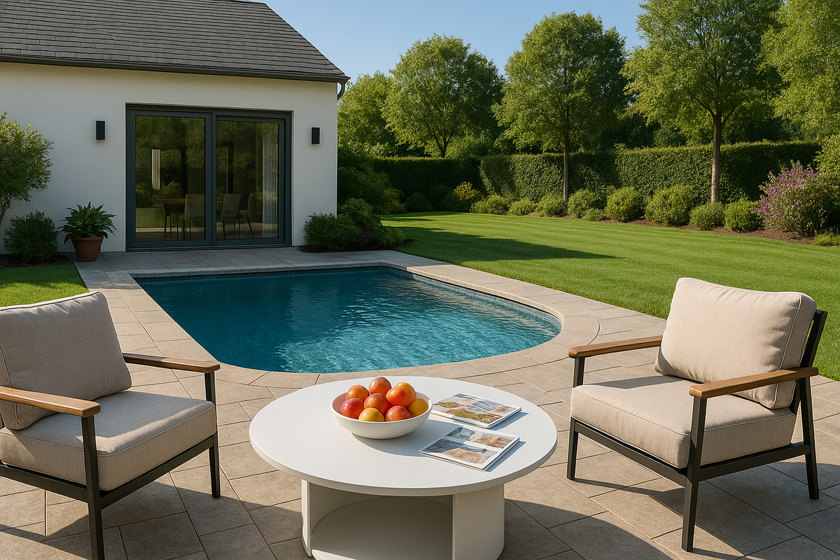 Onza Outdoor White Coffee Table