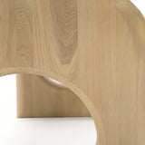 Osaka Modern Faux Marble + Natural Ash Dining Table