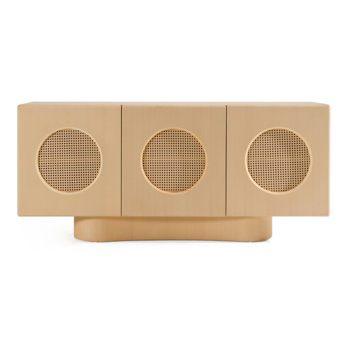 Osaka Modern Natural Ash + Rattan Buffet